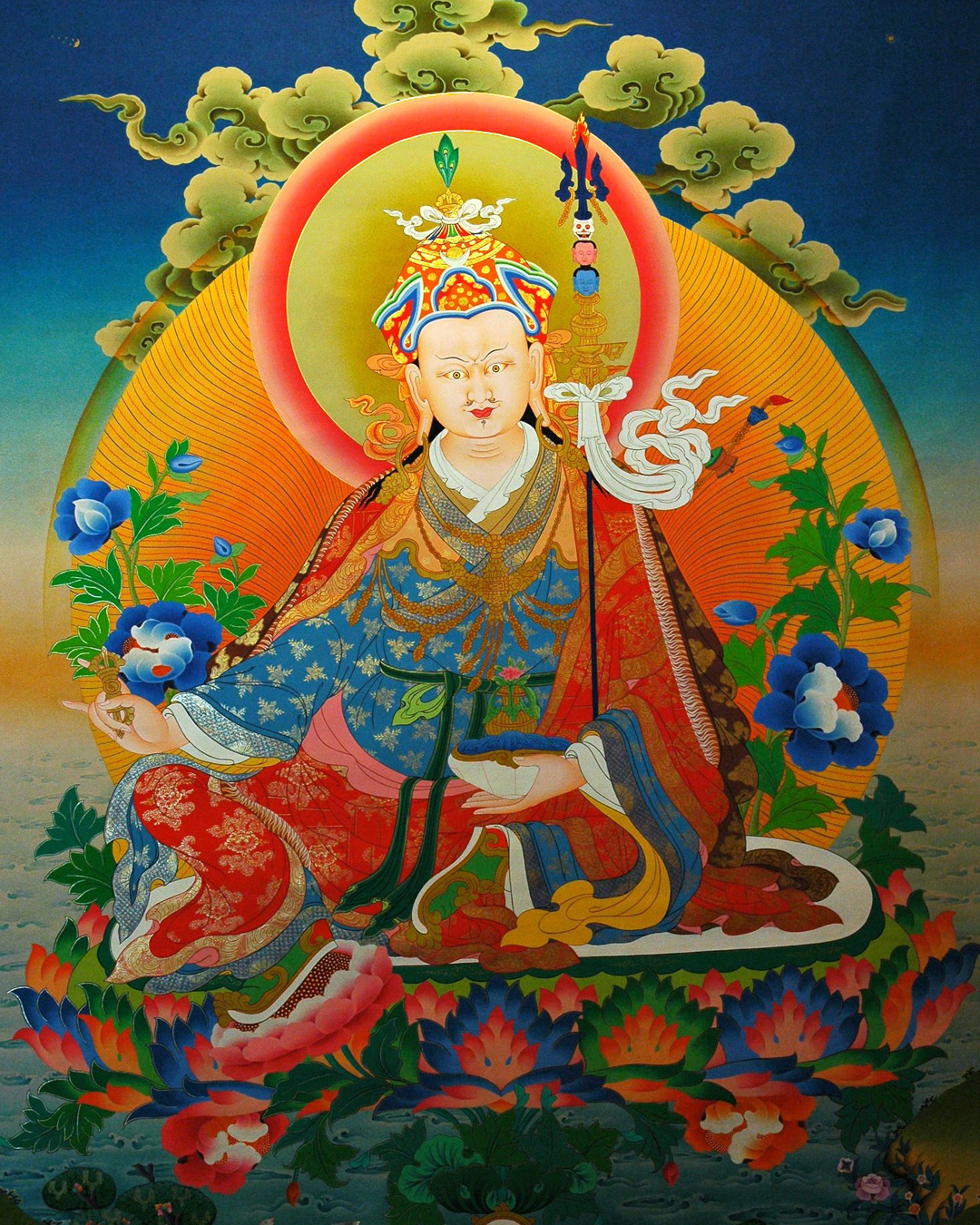 Visuel enseignement Tchenrezi / paramita sagesse transcendante